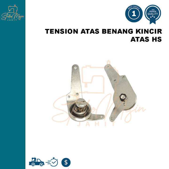 Tension Tidur Atas Jalur Benang Kincir Atas Mesin Jahit Industri ...