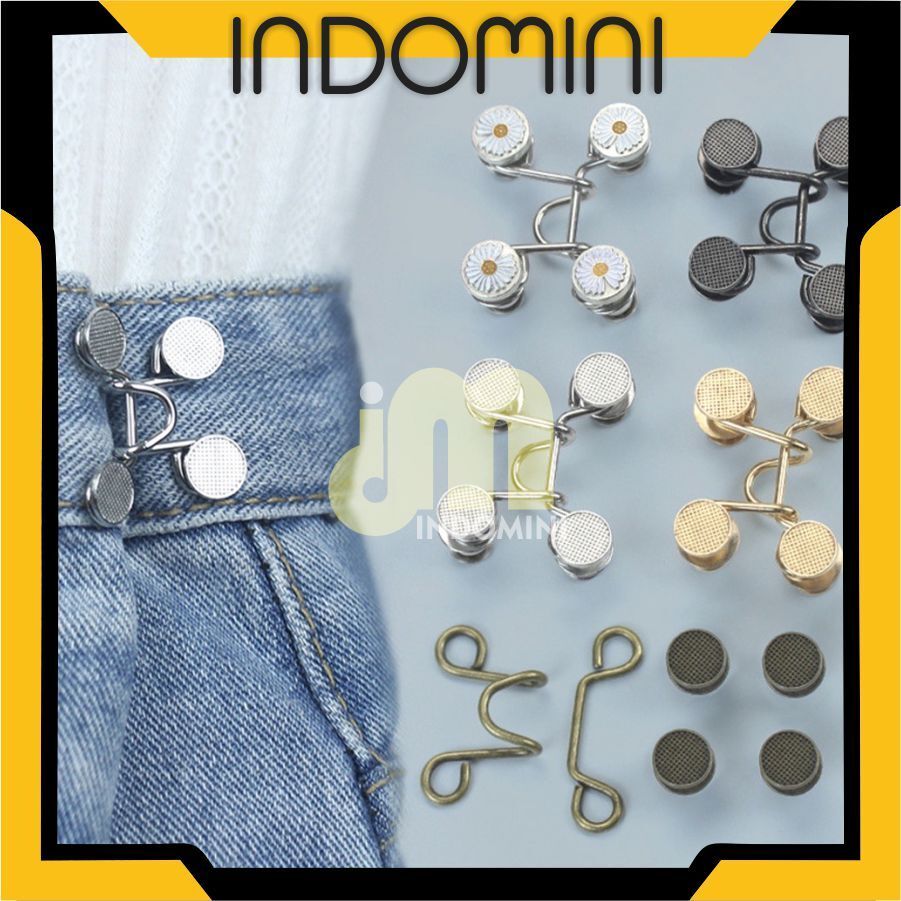 Jual INDOMINI Kancing Jeans Logam Simpel / Kait Pengecil Lingkar ... Jual INDOMINI Kancing Jeans Logam Simpel / Kait Pengecil Lingkar ...