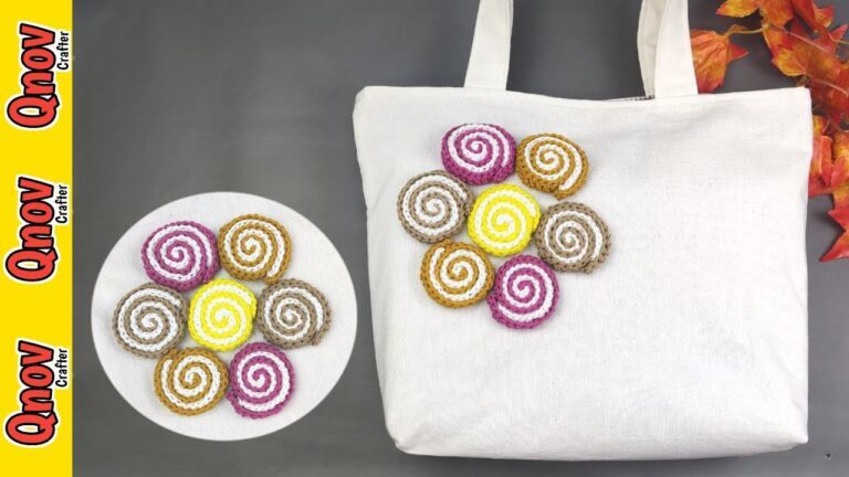 DIY Tote bag lapis Furing | Tote bag Blacu hias Rajut - YouTube