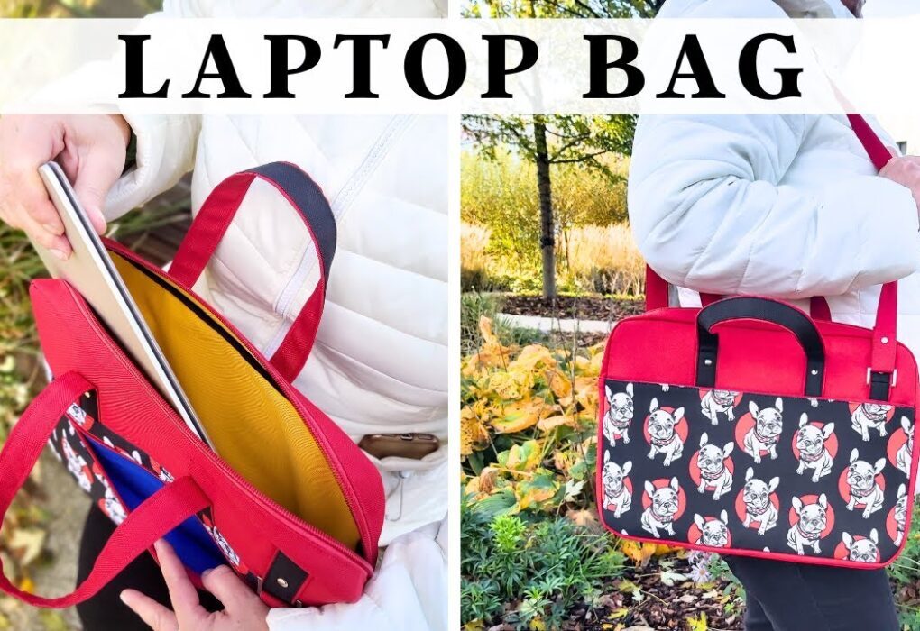CARA MEMBUAT LAPTOP CASE, LAPTOP BAG - YouTube