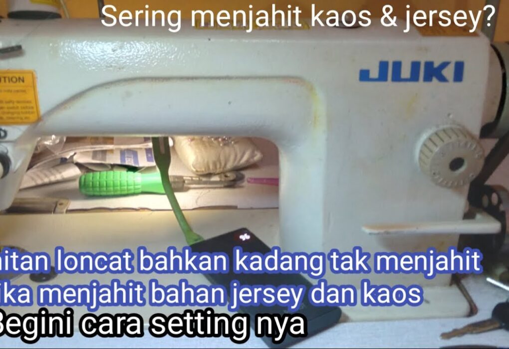 Mengatasi jahitan skip atau loncat - YouTube