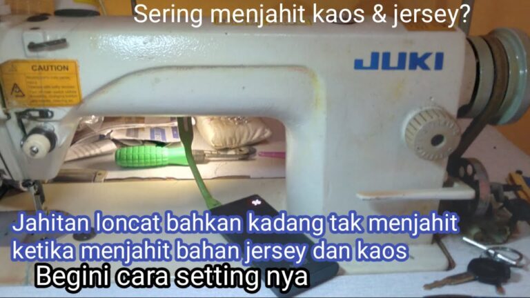 Mengatasi jahitan skip atau loncat - YouTube