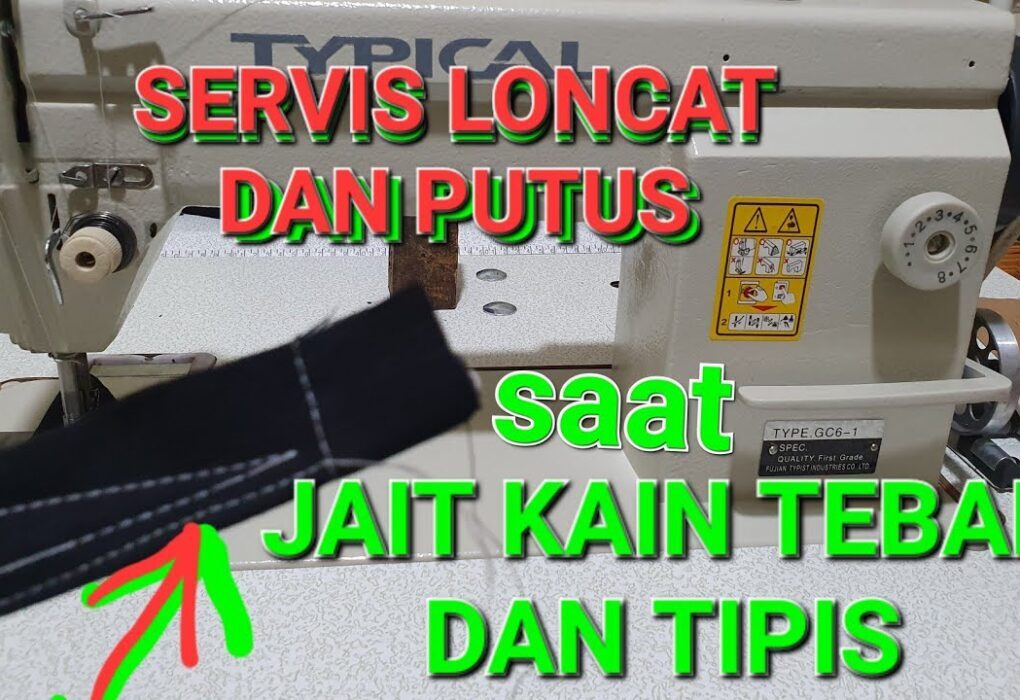 CARA PASANG BENANG DI MESIN JAHIT BUTTERFLY | MESIN JAHIT HITAM KLASIK ...